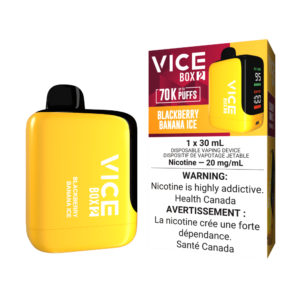 Vice Box 2 70k Puffs Blackberry Banana Ice Rechargeable Disposable Vape 20Mg