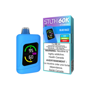 STLTH 60K Puffs - Blue Razz Rechargeable Disposable Vape 20Mg