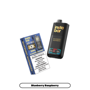 Insta Bar 80K Puffs - Blueberry Raspberry Rechargeable Disposable Vape 20Mg
