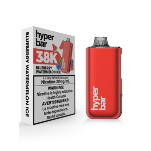 Hyper Bar 38K Puffs Blueberry Watermelon Ice Rechargeable Disposable 20Mg