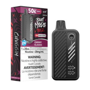 Flavour Beast Mode Max 2 50K Puffs Cherry Classic Iced  Rechargeable Disposable Vape 20Mg