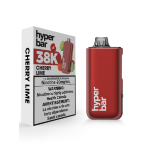 Hyper Bar 38K Puffs Cherry Lime Rechargeable Disposable 20Mg