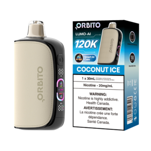 Orbito Lumo AI 120k Puffs Coconut Ice Rechargeable Disposable Vape 20Mg