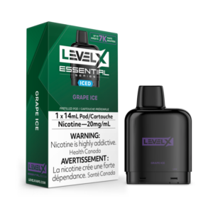 Essential Series Level X 7K Puffs (Prefilled Pods) - Grape Ice