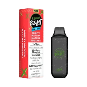 Flavour Beast Flow Iced  4000 Puffs   Mighty Matcha  Rechargeable Disposable Vape 20Mg