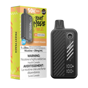 Flavour Beast Mode Max 2 50K Puffs Frizzy Peach  Rechargeable Disposable Vape 20Mg