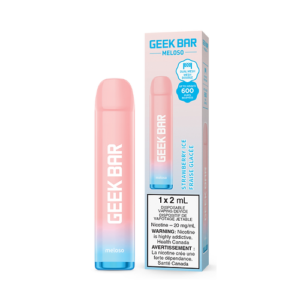 Geek Bar 600 Puffs  Strawberry Ice  Disposable Vape 20Mg