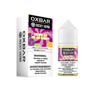 Oxbar Rocky Vapor E-liquids - Grape GB 30ml