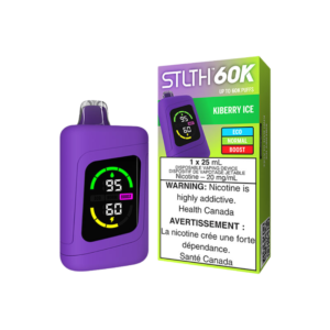 STLTH 60K Puffs - Kiberry Ice Rechargeable Disposable Vape 20Mg