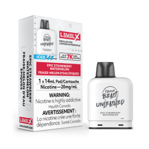 Flavour Beast Level X 7K Puffs Unleashed (Prefilled Pods) Epic Strawberry Watermelon