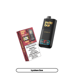 Insta Bar 80K Puffs - Lychee Ice Rechargeable Disposable Vape 20Mg