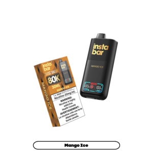 Insta Bar 80K Puffs - Mango Ice Rechargeable Disposable Vape 20Mg