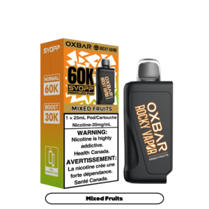 Svopp Oxbar Rocky Vapor 60K Puffs (Prefilled Pods) - Mixed Fruits