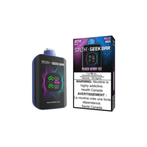 Stlth X Geek Bar - Peach Berry Ice Rechargeable Disposable Vape 20Mg
