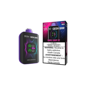 Stlth X Geek Bar - Purple Grape Ice Rechargeable Disposable Vape 20Mg