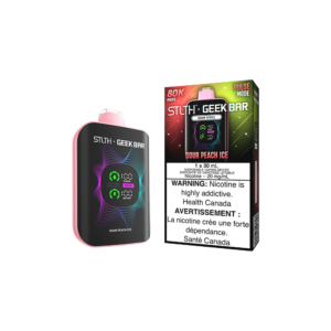 Stlth X Geek Bar - Sour Peach Ice Rechargeable Disposable Vape 20Mg