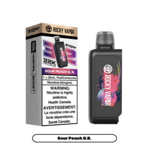 Svopp Rocky Vapor 32K Puffs (Prefilled Pods) - Sour Peach G.B.