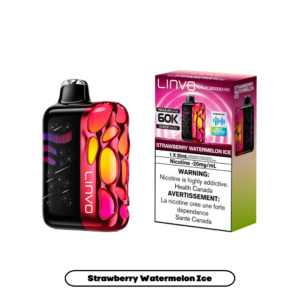 Linvo Rave 60000 Puffs - Strawberry Watermelon Ice Rechargeable Disposable Vape 20Mg