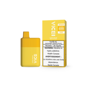 Vice Box 6000 6000 Puffs Lemon Dream Rechargeable Disposable Vape 20Mg