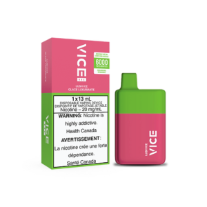 Vice Box 6000 6000 Puffs Lush Ice Rechargeable Disposable Vape 20Mg