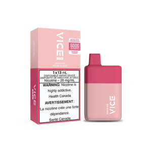 Vice Box 6000 6000 Puffs Peach Ice Rechargeable Disposable Vape 20Mg