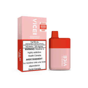 Vice Box 6000 6000 Puffs Strawberry Ice Rechargeable Disposable Vape 20Mg