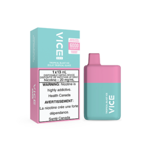 Vice Box 6000 6000 Puffs Tropical Blast Ice Rechargeable Disposable Vape 20Mg