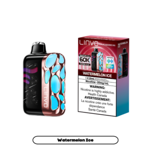 Linvo Rave 60000 Puffs - Watermelon Ice Rechargeable Disposable Vape 20Mg