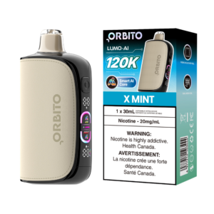 Orbito Lumo AI 120k Puffs X Mint Rechargeable Disposable Vape 20Mg